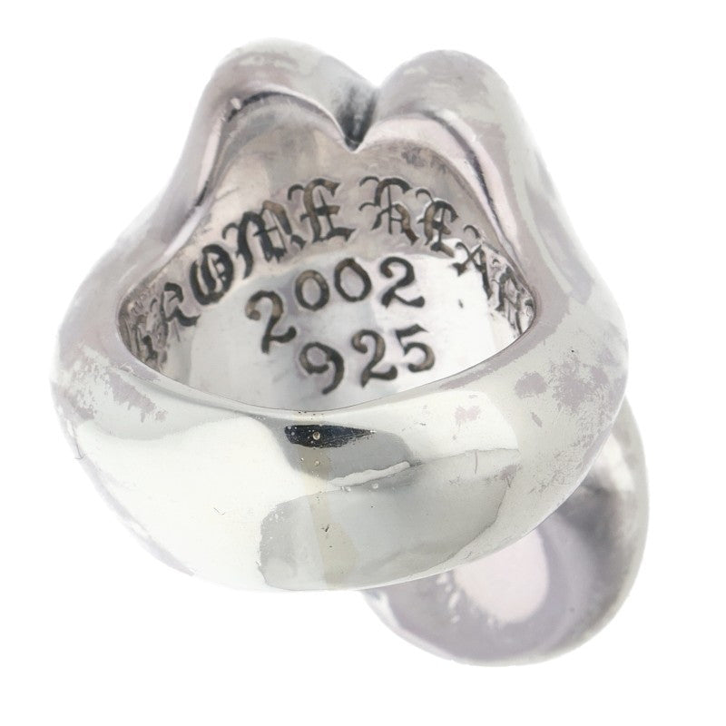 Chrome Hearts LIP TONGUE-LG Silver Ring Size US 8