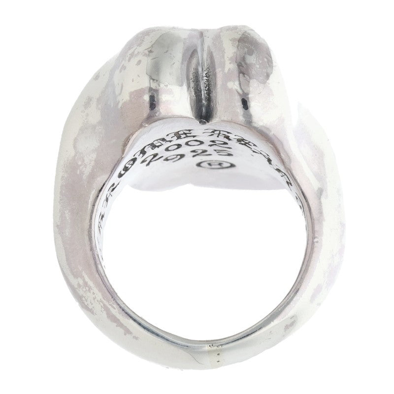 Chrome Hearts LIP TONGUE-LG Silver Ring Size US 8