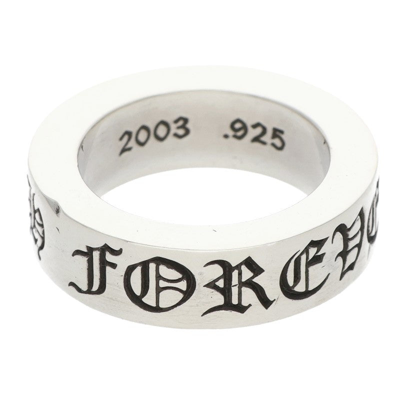 Chrome Hearts 6mm Spacer Forever Silver Ring Size US 3.5