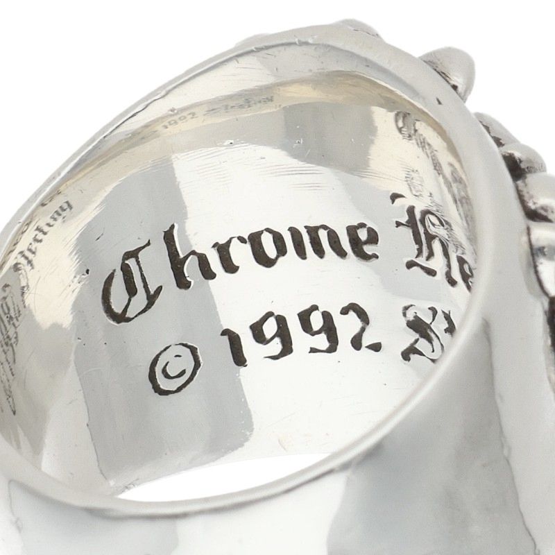 Chrome Hearts KEEPER Sterling Silver Ring Size ONE SIZE
