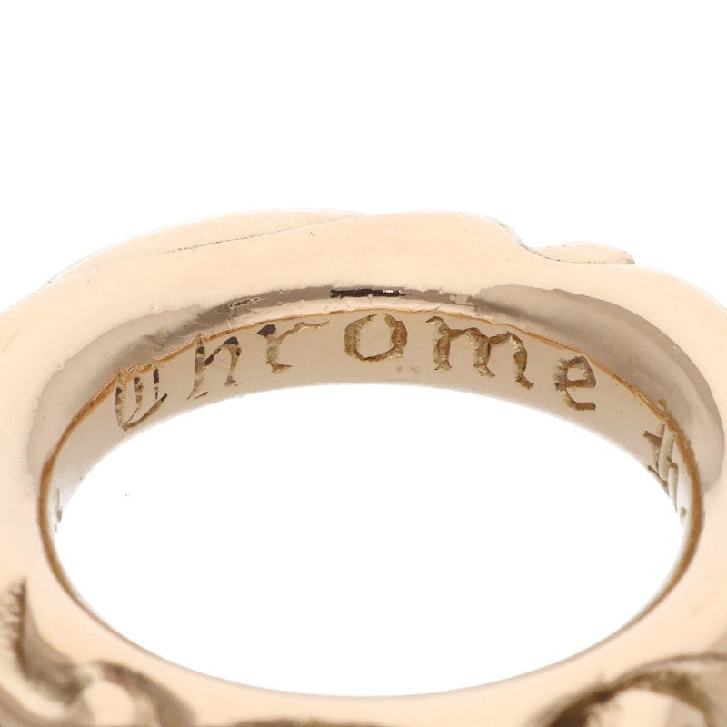 Chrome Hearts 22K SCRL BAND Gold Ring Size JP 9
