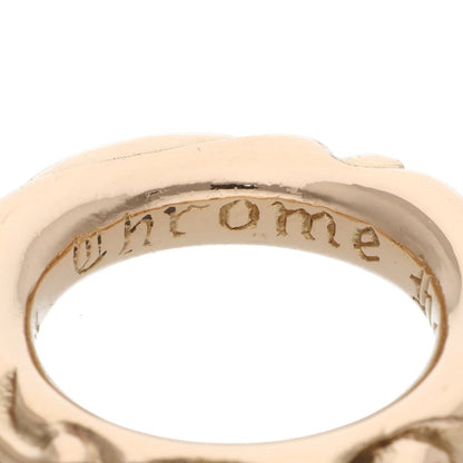 Chrome Hearts 22K SCRL BAND Gold Ring Size JP 9