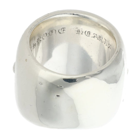 Chrome Hearts CLASSIC OVAL Cross Silver Ring Size ONE SIZE
