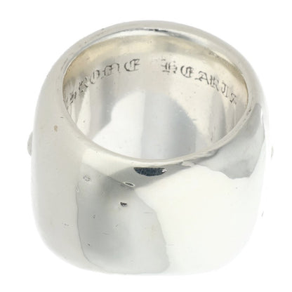 Chrome Hearts CLASSIC OVAL Cross Silver Ring Size US 9