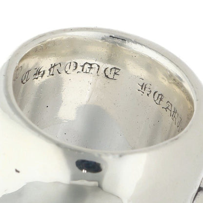 Chrome Hearts CLASSIC OVAL Cross Silver Ring Size US 9