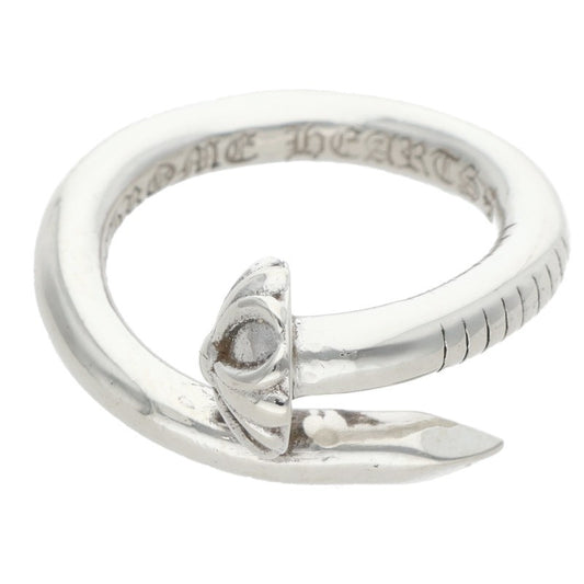 Chrome Hearts NAIL CRSBALL Silver Ring Size ONE SIZE