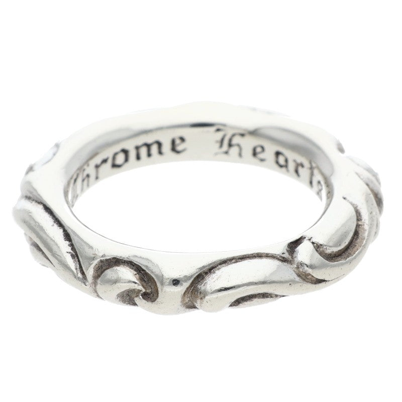 Chrome Hearts SCRL BAND Silver Ring Size US 6.5