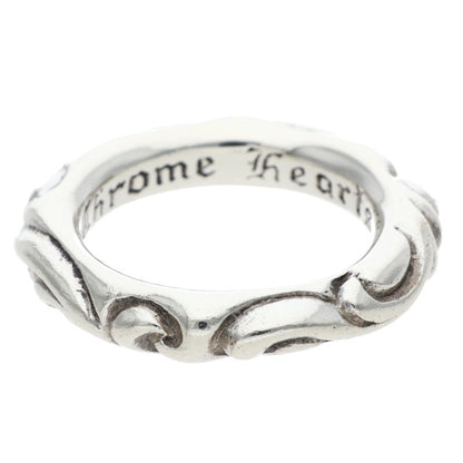 Chrome Hearts SCRL BAND Silver Ring Size US 6.5