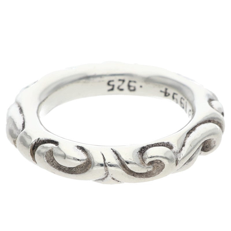 Chrome Hearts SCRL BAND Silver Ring Size US 6.5