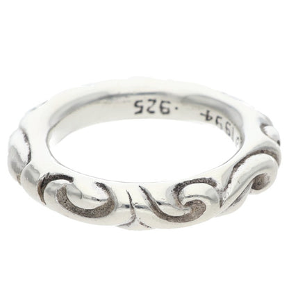 Chrome Hearts SCRL BAND Silver Ring Size US 6.5