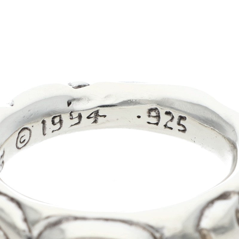 Chrome Hearts SCRL BAND Silver Ring Size US 6.5