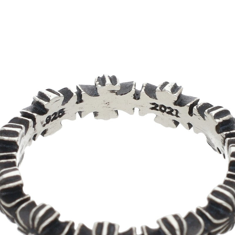 Chrome Hearts TINY E CH PLS BAND Silver Ring Size ONE SIZE