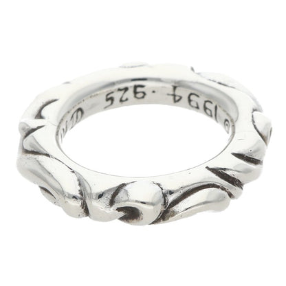 Chrome Hearts SCRL BAND Silver Ring Size ONE SIZE