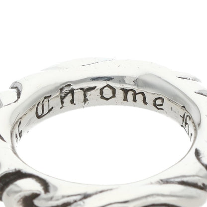 Chrome Hearts SCRL BAND Silver Ring Size ONE SIZE