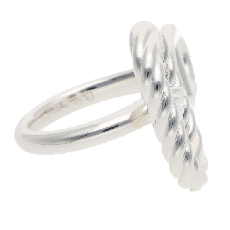 HERMES Chaine d'Ancre Alea II Silver Ring Size ONE SIZE
