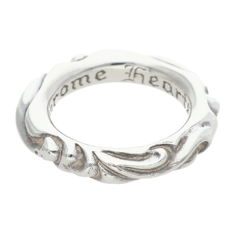 Chrome Hearts SCRL BAND Silver Ring Size US 6