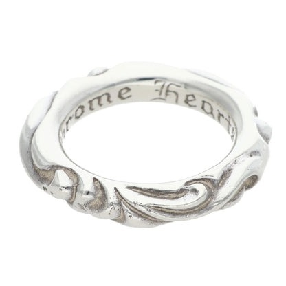 Chrome Hearts SCRL BAND Silver Ring Size US 6