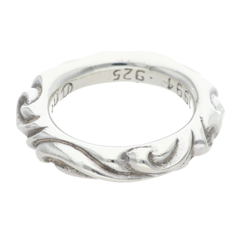 Chrome Hearts SCRL BAND Silver Ring Size US 6