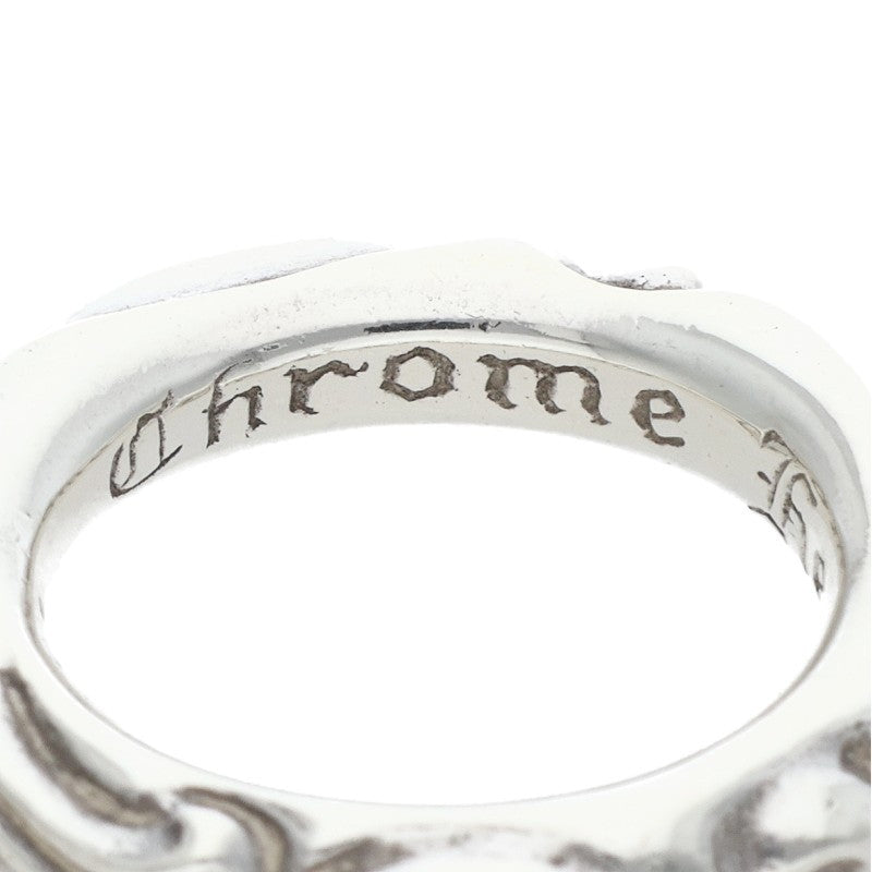 Chrome Hearts SCRL BAND Silver Ring Size US 6