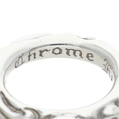 Chrome Hearts SCRL BAND Silver Ring Size US 6