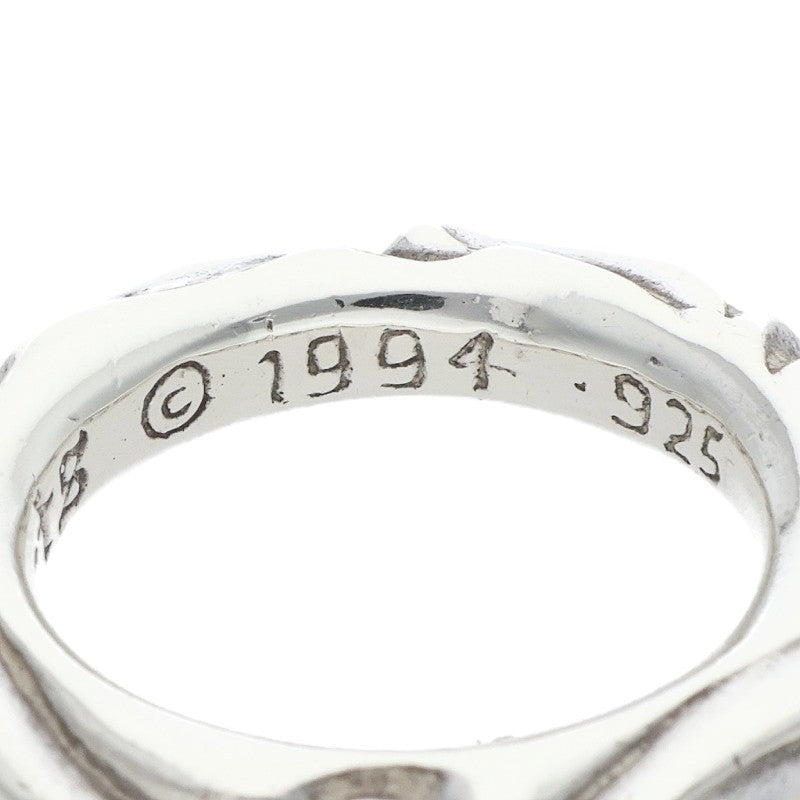 Chrome Hearts SCRL BAND Silver Ring Size US 6