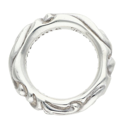 Chrome Hearts SCRL BAND Silver Ring Size ONE SIZE
