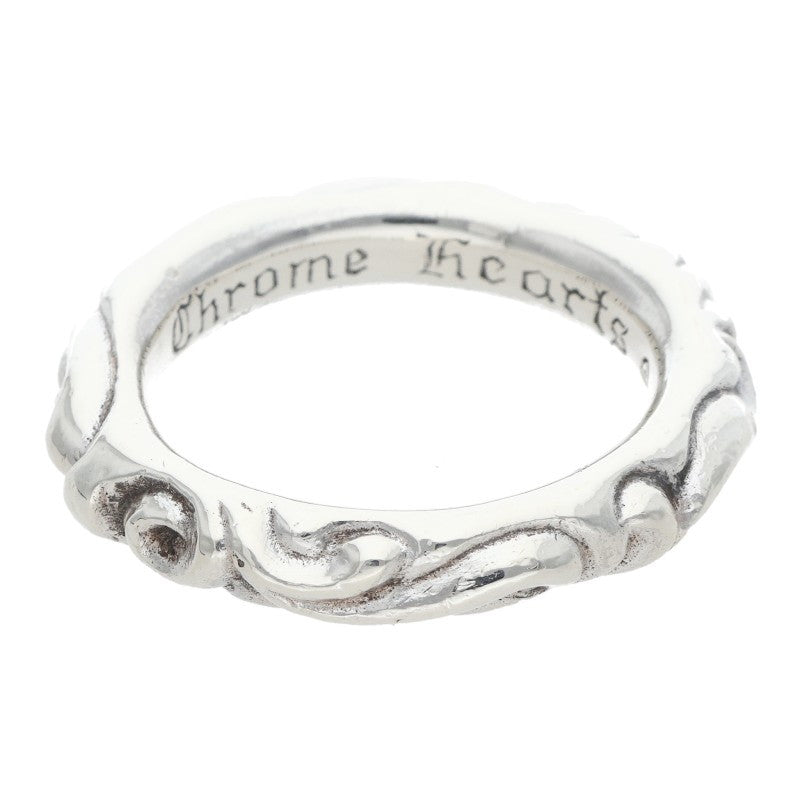 Chrome Hearts SCRL BAND Silver Ring Size ONE SIZE