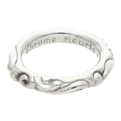 Chrome Hearts SCRL BAND Silver Ring Size ONE SIZE