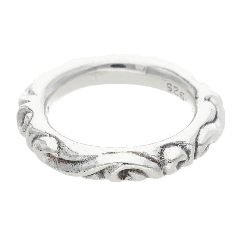 Chrome Hearts SCRL BAND Silver Ring Size ONE SIZE