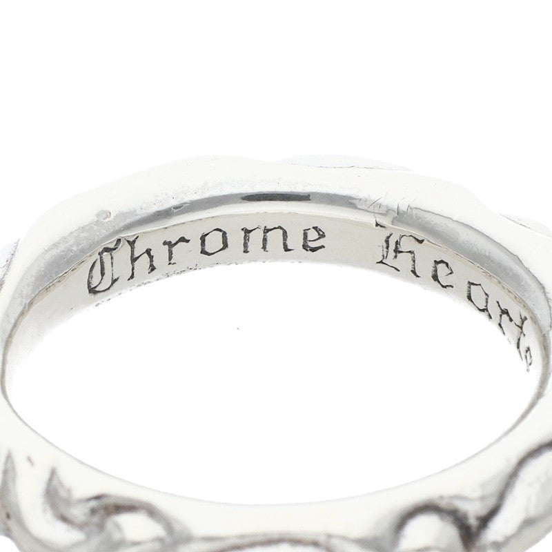 Chrome Hearts SCRL BAND Silver Ring Size ONE SIZE