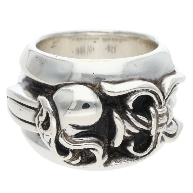 Chrome Hearts Dagger Heart Silver Ring Size ONE SIZE