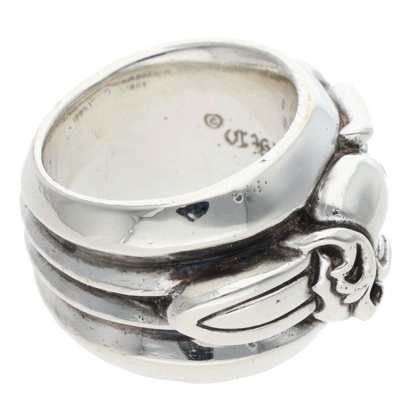 Chrome Hearts Dagger Heart Silver Ring Size ONE SIZE