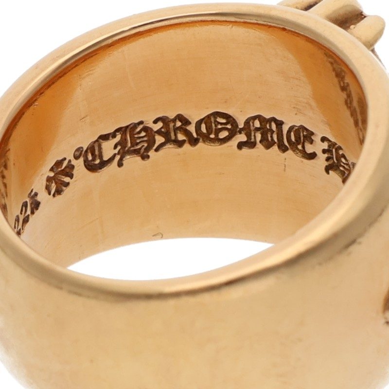 Chrome Hearts 22K Classic Double Cross Ring Size ONE SIZE