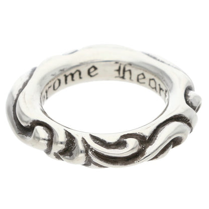 Chrome Hearts SCRL BAND Silver Ring Size ONE SIZE