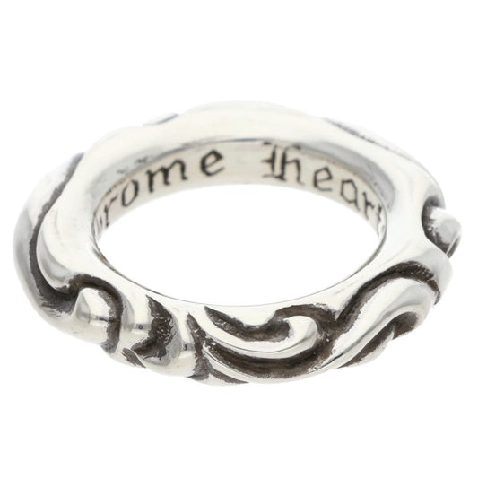 Chrome Hearts SCRL BAND Silver Ring Size ONE SIZE