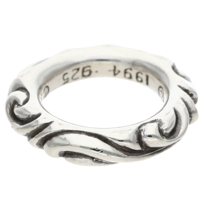 Chrome Hearts SCRL BAND Silver Ring Size ONE SIZE
