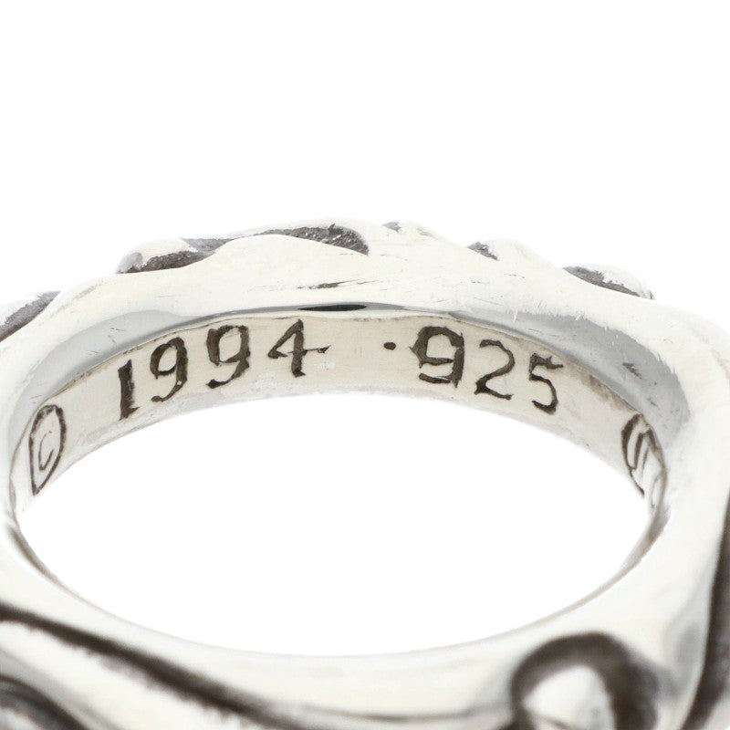 Chrome Hearts SCRL BAND Silver Ring Size ONE SIZE