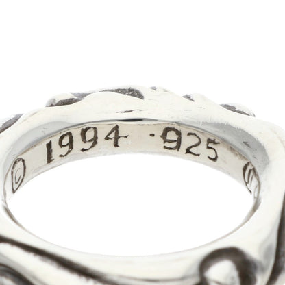 Chrome Hearts SCRL BAND Silver Ring Size ONE SIZE