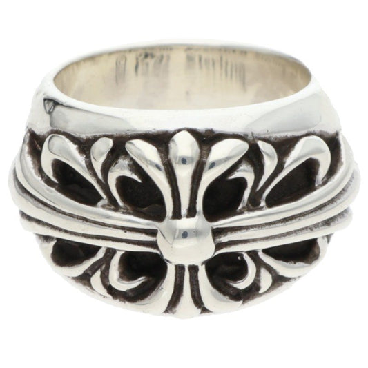 Chrome Hearts FLRL CRS Silver Ring Size ONE SIZE