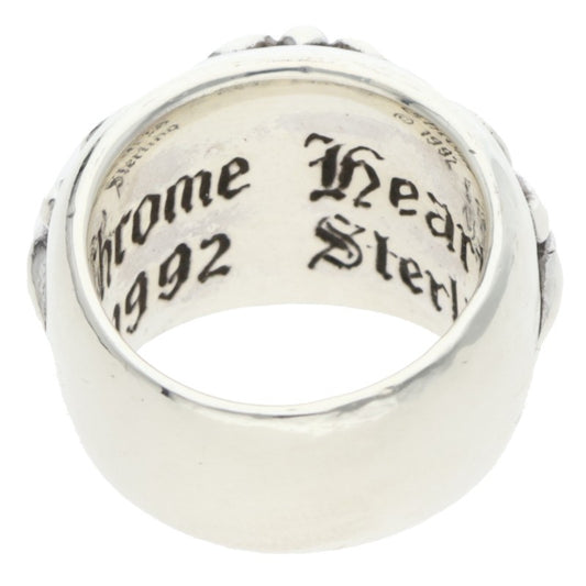 Chrome Hearts FLRL CRS Silver Ring Size ONE SIZE