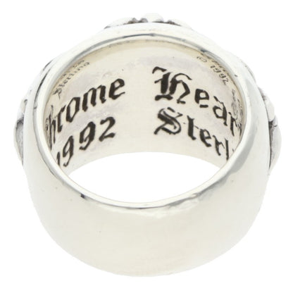 Chrome Hearts FLRL CRS Silver Ring Size US 5