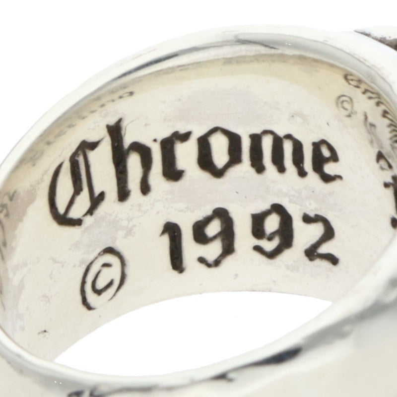 Chrome Hearts FLRL CRS Silver Ring Size US 5