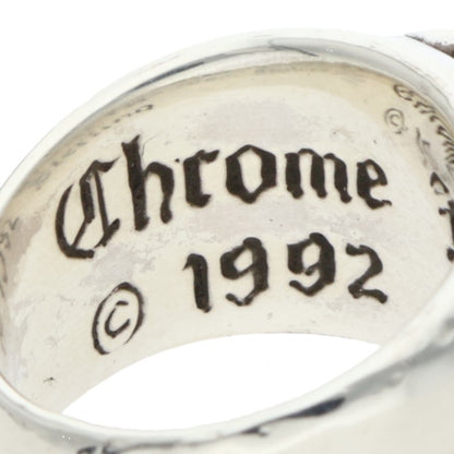 Chrome Hearts FLRL CRS Silver Ring Size US 5