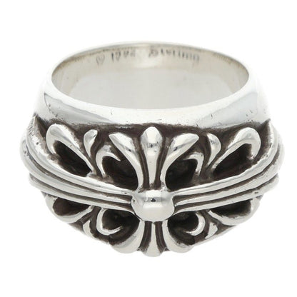 Chrome Hearts FLRL CRS Silver Ring Size ONE SIZE