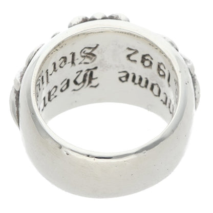 Chrome Hearts FLRL CRS Silver Ring Size ONE SIZE