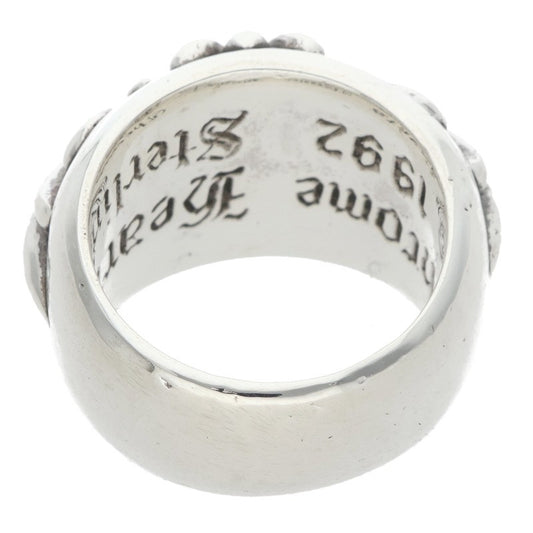 Chrome Hearts FLRL CRS Silver Ring Size ONE SIZE