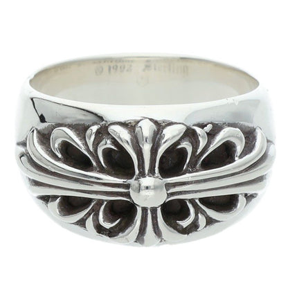 Chrome Hearts FLRL CRS Silver Ring Size ONE SIZE