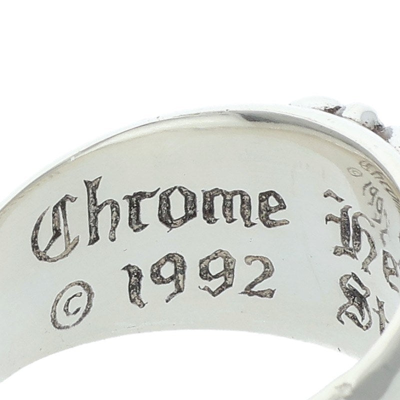 Chrome Hearts FLRL CRS Silver Ring Size ONE SIZE