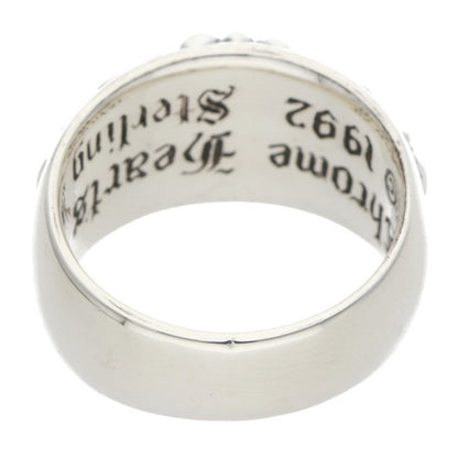 Chrome Hearts Floral Cross Silver Ring Size US 10.5