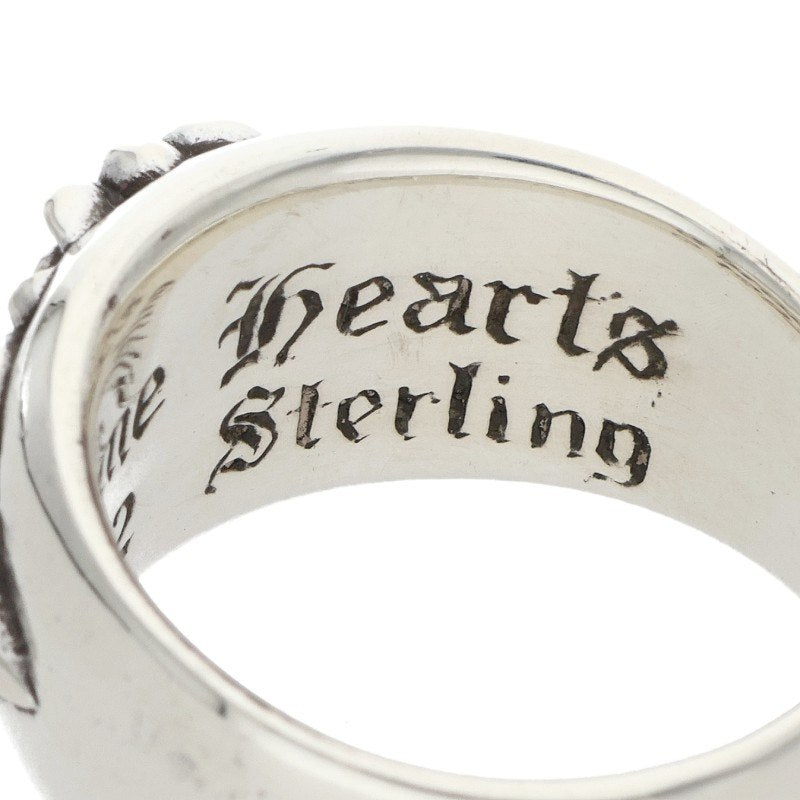 Chrome Hearts Floral Cross Silver Ring Size US 10.5